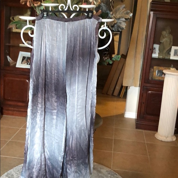 Sassy Bling Pants - XL wide leg boho silky pant